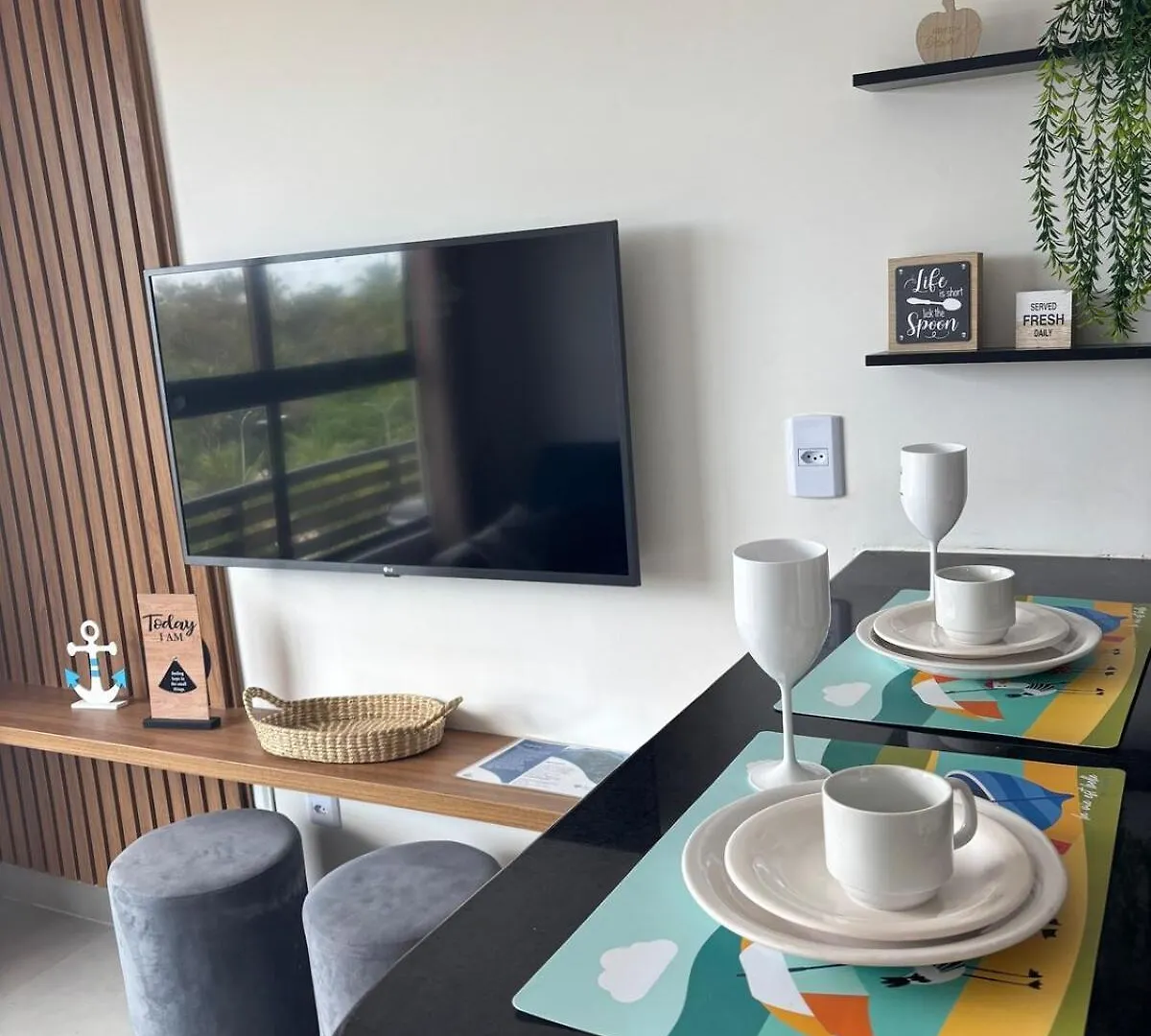 Flat 2 Quartos, Perto De Tudo, Novo E Moderno Porto de Galinhas Apartment
